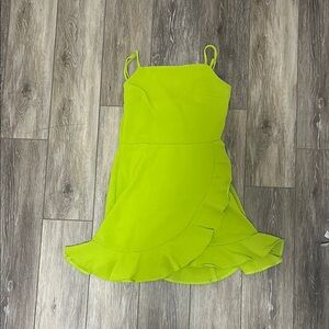 Rolla Coster Lime Green Mini Dress